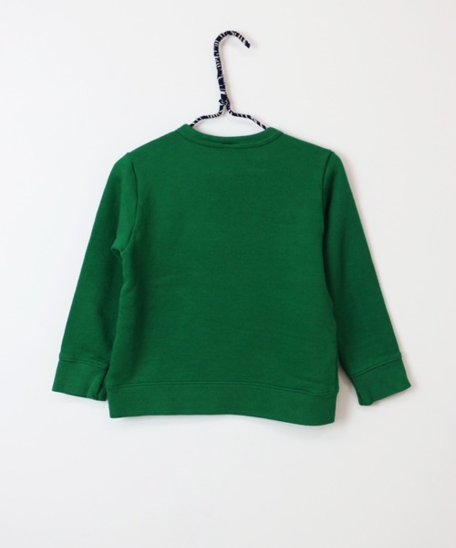 RUGGEDWORKS（ラゲッドワークス）の「《made in Japan》　コミカル恐竜　裏起毛トレーナー（スウェット・キッズ・キャメル/グリーン・110/150/120/90/100/130/140）」の6枚目の写真