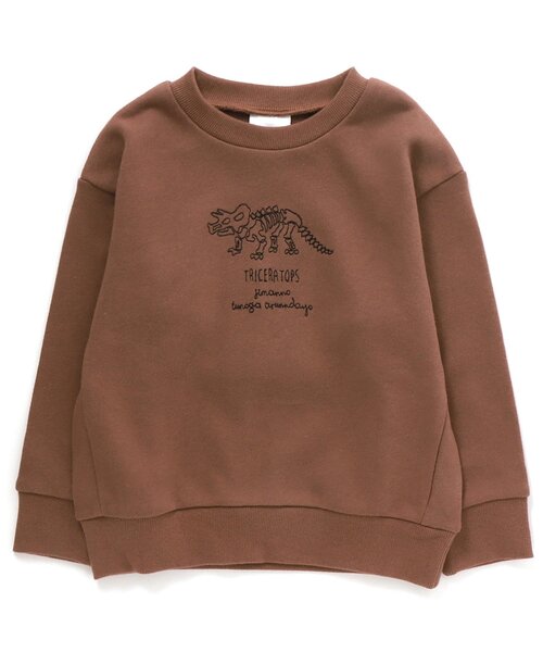 セール】恐竜化石刺繍トレーナー（スウェット）｜BREEZE