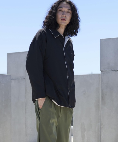Uiscel（ユイセル）の「プリマロフトリバーシブルCPOブルゾン（ダウンジャケット/コート・メンズ・ブラック/カーキ・ONE）」の2枚目の写真