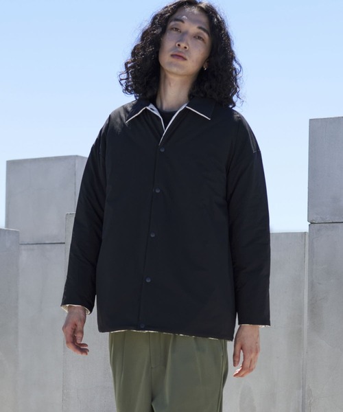 Uiscel（ユイセル）の「プリマロフトリバーシブルCPOブルゾン（ダウンジャケット/コート・メンズ・ブラック/カーキ・ONE）」の3枚目の写真
