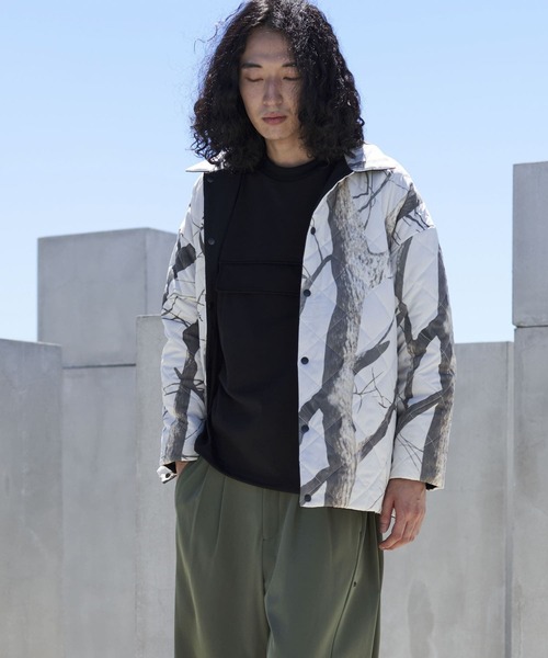 Uiscel（ユイセル）の「プリマロフトリバーシブルCPOブルゾン（ダウンジャケット/コート・メンズ・ブラック/カーキ・ONE）」の5枚目の写真