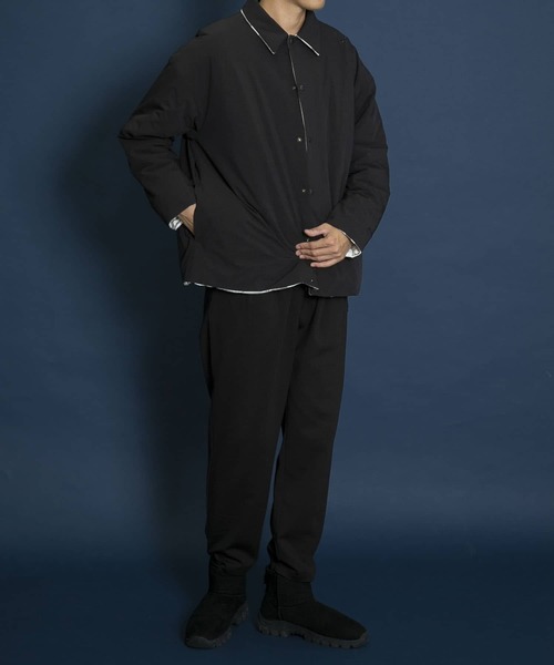 Uiscel（ユイセル）の「プリマロフトリバーシブルCPOブルゾン（ダウンジャケット/コート・メンズ・ブラック/カーキ・ONE）」の16枚目の写真