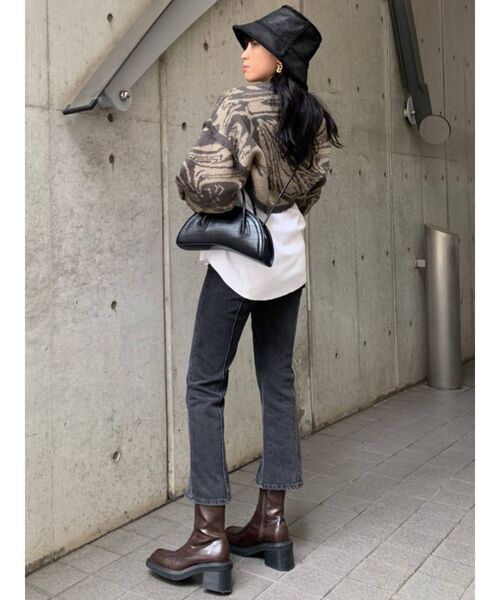 EMODA（エモダ）の「リバーシブルボアハット（ハット・レディース・グレー/ブラック・FREE）」の18枚目の写真