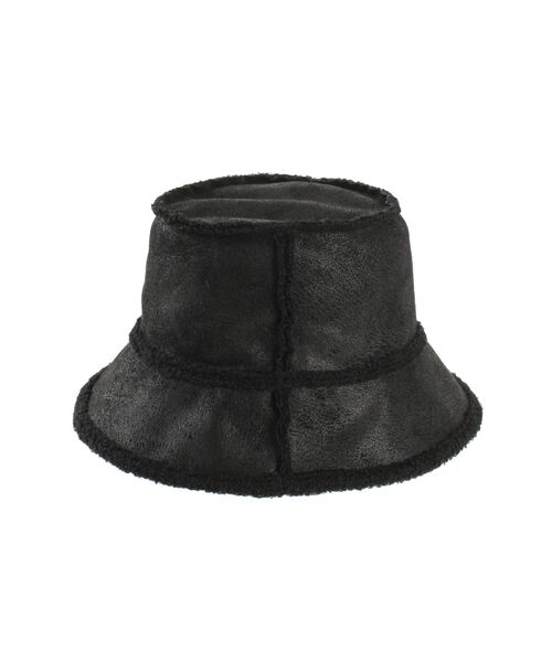 EMODA（エモダ）の「リバーシブルボアハット（ハット・レディース・グレー/ブラック・FREE）」の5枚目の写真