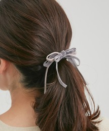 VIS（ビス）の「アクセントにおすすめ。ダブルリボンヘアゴム（ヘアゴム）」