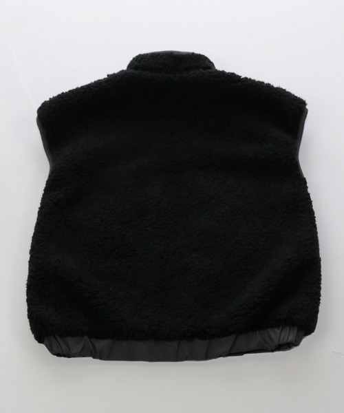JAM & LINK(ジャムアンドリンク)の「もこもこボアベスト(ベスト・キッズ・ブラック/ベージュ・110cm/120cm/130cm/140cm/150cm/100cm)」の11枚目の写真