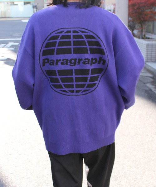 Paragraph(パラグラフ)の「【Paragraph】パラグラフ クラシックニットカーディガン CLASSIC KNIT CARDIGAN NO.015(カーディガン/ボレロ・メンズ・ブラック/パープル/ブルー/グレー/グリーン・FREE)」の18枚目の写真