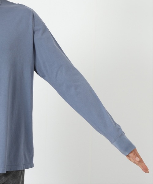 SAVE KHAKI UNITED（セーブカーキユナイテッド）の「【SAVE KHAKI UNITED】SUPIMA JERSEY HENLEY ロングスリーブTシャツ（Tシャツ/カットソー・メンズ・ホワイト/ブラック/コバルトブルー・MEDIUM/LARGE/X-LARGE）」の4枚目の写真