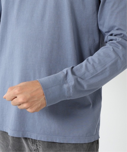 SAVE KHAKI UNITED（セーブカーキユナイテッド）の「【SAVE KHAKI UNITED】SUPIMA JERSEY HENLEY ロングスリーブTシャツ（Tシャツ/カットソー・メンズ・ホワイト/ブラック/コバルトブルー・MEDIUM/LARGE/X-LARGE）」の17枚目の写真