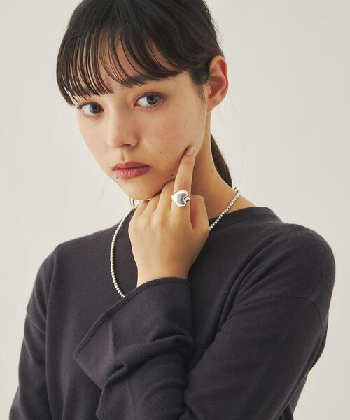 PHILIPPE AUDIBERT（フィリップ オーディベール）の「＜PHILIPPE AUDIBERT＞plump ハート リング ＜Select by EMMEL REFINES＞（リング・レディース・シルバー・12）」の4枚目の写真