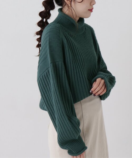 RAY CASSIN（レイカズン）の「チャンキーニットプルオーバー（ニット/セーター・レディース・ベージュ/イエロー/ブルー/モスグリーン・FREE）」の3枚目の写真