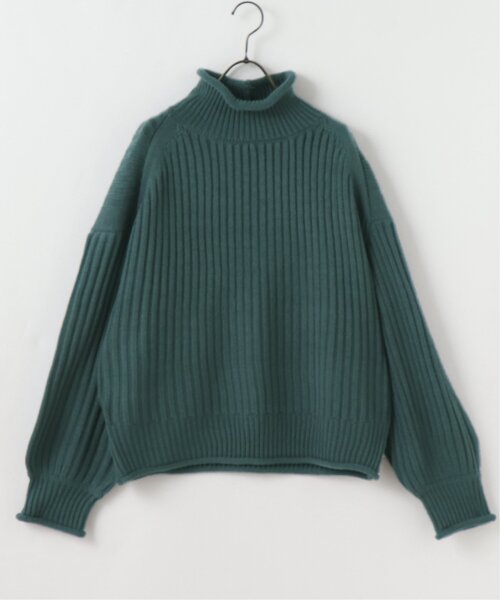 RAY CASSIN（レイカズン）の「チャンキーニットプルオーバー（ニット/セーター・レディース・ベージュ/イエロー/ブルー/モスグリーン・FREE）」の7枚目の写真