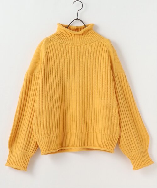 RAY CASSIN（レイカズン）の「チャンキーニットプルオーバー（ニット/セーター・レディース・ベージュ/イエロー/ブルー/モスグリーン・FREE）」の12枚目の写真