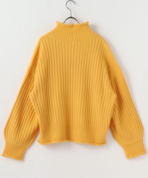 RAY CASSIN（レイカズン）の「チャンキーニットプルオーバー（ニット/セーター・レディース・ベージュ/イエロー/ブルー/モスグリーン・FREE）」の18枚目の写真