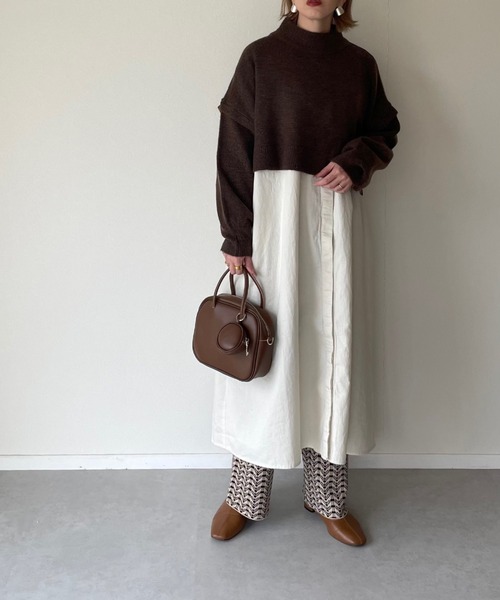 y/m by misato（イムバイミサト）の「ビッグポケットシャツワンピース（シャツワンピース・レディース・オフホワイト・FREE）」の11枚目の写真