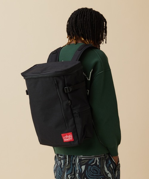 Manhattan Portage(マンハッタンポーテージ)の「Manhattan Portage/マンハッタンポーテージ バックパック Navy Yard Backpack 26L MP2231(バックパック/リュック・メンズ・ブラック×レッド・FREE)」の9枚目の写真
