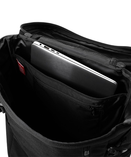 Manhattan Portage(マンハッタンポーテージ)の「Manhattan Portage/マンハッタンポーテージ バックパック Navy Yard Backpack 26L MP2231(バックパック/リュック・メンズ・ブラック×レッド・FREE)」の10枚目の写真
