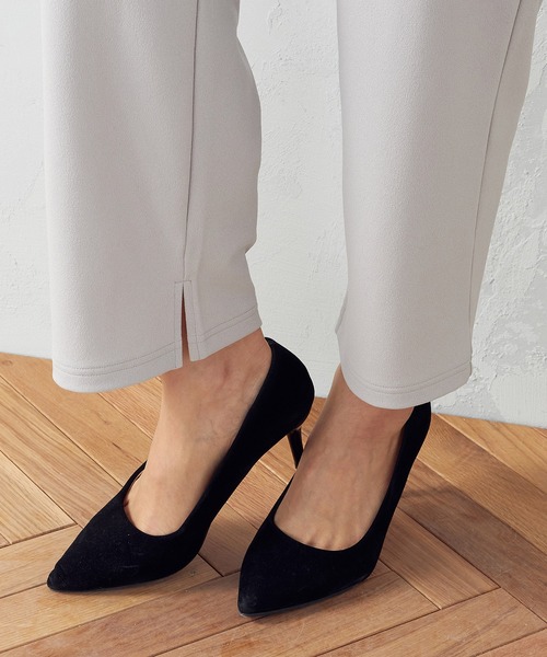 COMME CA ISM（コムサイズム）の「【セットアップ対応】　タックパンツ（スラックス・レディース・ライトグレー/ブラック/ネイビー・MEDIUM/LARGE）」の11枚目の写真