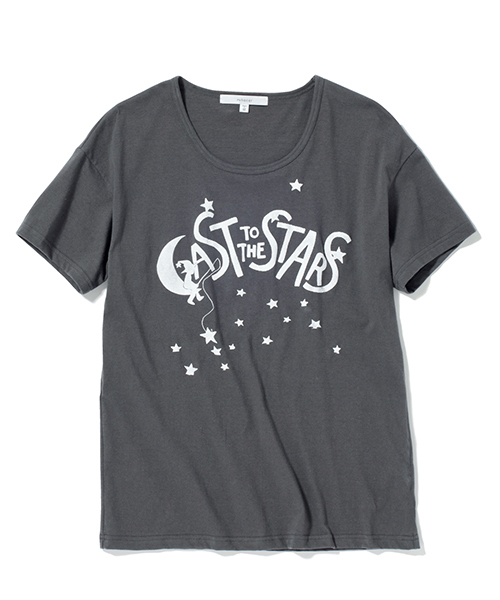 rehacer（レアセル）の「rehacer  : Star Fishing（Tシャツ/カットソー・メンズ・ホワイト/ブラック/チャコールグレー/ネイビー/ブルーグリーン/ワインレッド・MEDIUM/X-LARGE/SMALL/LARGE）」の4枚目の写真