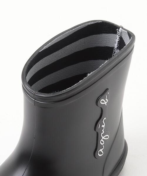 agnes b.（アニエスベー）の「KD14 L BOTTE PLUIE ベビー レインブーツ（レインシューズ・キッズ・ブラック・23/24/22）」の5枚目の写真