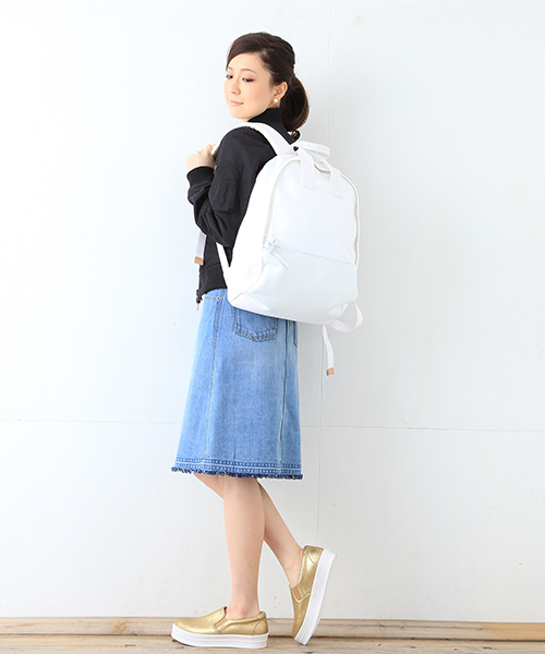 B:MING by BEAMS（ビーミングバイビームス）の「★3 buddy×B：MING / 別注EAR TOTE BACKPACK（バックパック/リュック・レディース・ホワイト・ONE SIZE）」の6枚目の写真