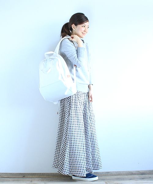 B:MING by BEAMS（ビーミングバイビームス）の「★3 buddy×B：MING / 別注EAR TOTE BACKPACK（バックパック/リュック・レディース・ホワイト・ONE SIZE）」の8枚目の写真