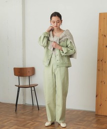 SENSE OF PLACE by URBAN RESEARCH | カラーカツラギパンツ(デニムパンツ)