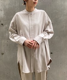 CIAOPANIC | バックタックノーカラーシャツ(シャツ/ブラウス)