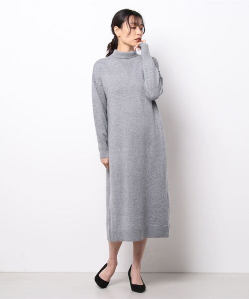 BOSCH（ボッシュ）の「タートルニットワンピース（ワンピース・レディース・グレー/ブラウン・38）」の5枚目の写真