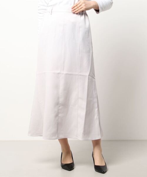 Samansa Mos2 blue（サマンサモスモスブルー）の「マーメイドフレアスカート（スカート・レディース・ブラック/グリーン/キナリ・ﾌﾘ-）」の8枚目の写真