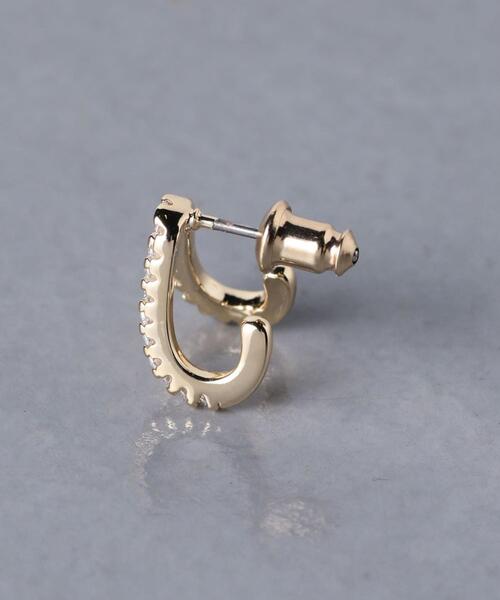 セール】 スター/ビジュー フープピアス （ピアス・イヤリング