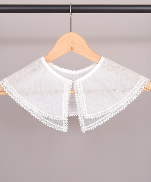 DAY CLOSET(デイ クローゼット)の「レディース レースビッグカラー付け襟 Dタイプ(付け襟・レディース・ホワイト系その他/ホワイト・ONE SIZE)」の10枚目の写真