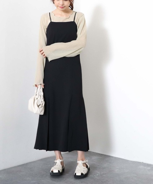 ☺︎apart by☺︎ 大人気キャミワンピース ドットシシュウキャミワンピース（ワンピース）｜A part by（アパート