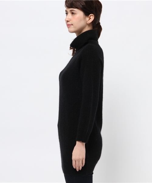 OUTLET（アウトレット）の「【Chez toi】モヘア肩畦チュニック（チュニック・レディース・ブラック/ボルドー/グレー・FREE）」の6枚目の写真
