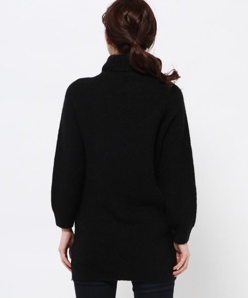 OUTLET（アウトレット）の「【Chez toi】モヘア肩畦チュニック（チュニック・レディース・ブラック/ボルドー/グレー・FREE）」の7枚目の写真