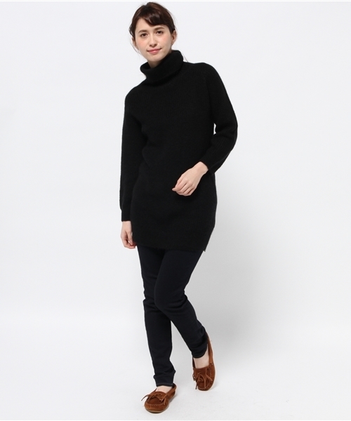 OUTLET（アウトレット）の「【Chez toi】モヘア肩畦チュニック（チュニック・レディース・ブラック/ボルドー/グレー・FREE）」の8枚目の写真