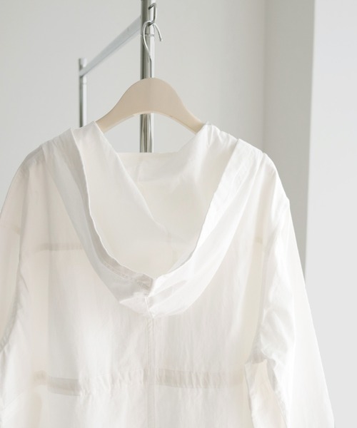 CLEIO(クレイオ)の「【CLEIO】ヴィンテージコットンフーディーコート(その他アウター・レディース・オフホワイト/ライトベージュ・FREE)」の5枚目の写真