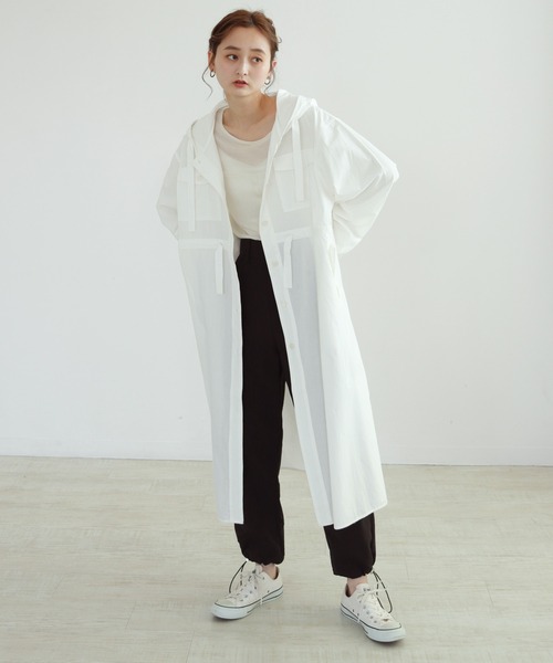 CLEIO(クレイオ)の「【CLEIO】ヴィンテージコットンフーディーコート(その他アウター・レディース・オフホワイト/ライトベージュ・FREE)」の15枚目の写真