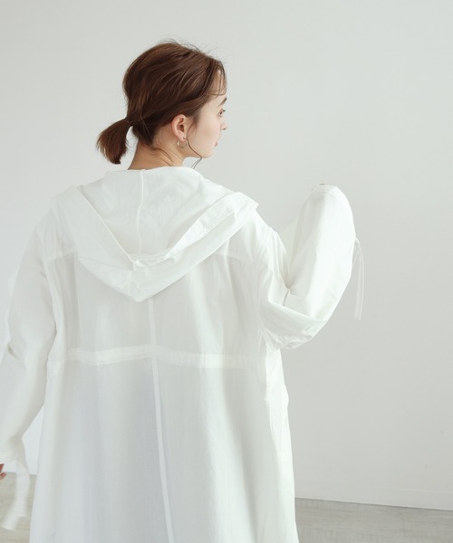 CLEIO(クレイオ)の「【CLEIO】ヴィンテージコットンフーディーコート(その他アウター・レディース・オフホワイト/ライトベージュ・FREE)」の20枚目の写真