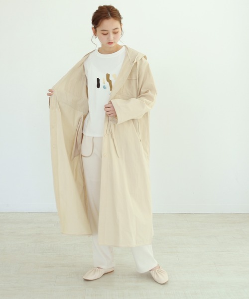 CLEIO(クレイオ)の「【CLEIO】ヴィンテージコットンフーディーコート(その他アウター・レディース・オフホワイト/ライトベージュ・FREE)」の22枚目の写真