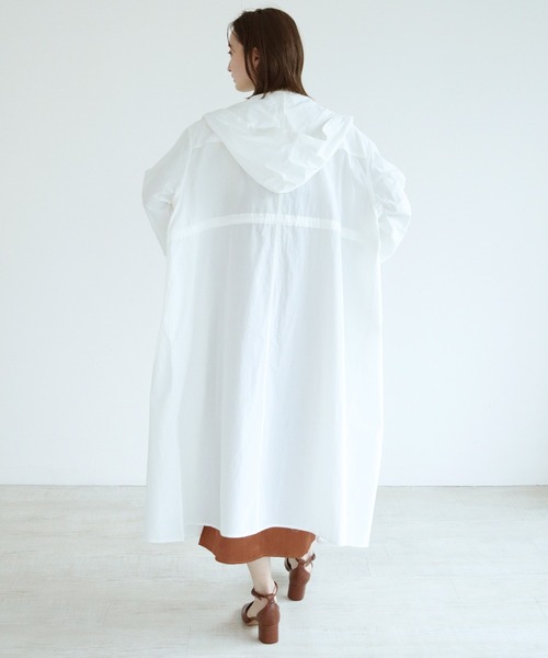 CLEIO(クレイオ)の「【CLEIO】ヴィンテージコットンフーディーコート(その他アウター・レディース・オフホワイト/ライトベージュ・FREE)」の9枚目の写真