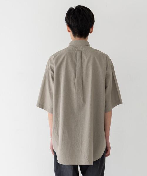 CITEN（シテン）の「＜CITEN（シテン）＞コットンリネン ビッグシャツ（シャツ/ブラウス・メンズ・ホワイト/ライトグレー・M/L）」の5枚目の写真