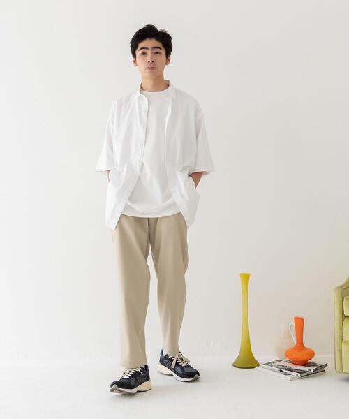 CITEN（シテン）の「＜CITEN（シテン）＞コットンリネン ビッグシャツ（シャツ/ブラウス・メンズ・ホワイト/ライトグレー・M/L）」の11枚目の写真