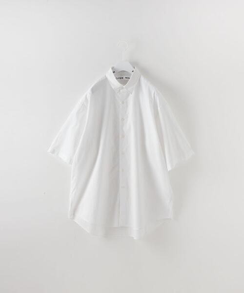 CITEN（シテン）の「＜CITEN（シテン）＞コットンリネン ビッグシャツ（シャツ/ブラウス・メンズ・ホワイト/ライトグレー・M/L）」の12枚目の写真