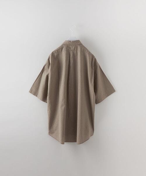 CITEN（シテン）の「＜CITEN（シテン）＞コットンリネン ビッグシャツ（シャツ/ブラウス・メンズ・ホワイト/ライトグレー・M/L）」の14枚目の写真