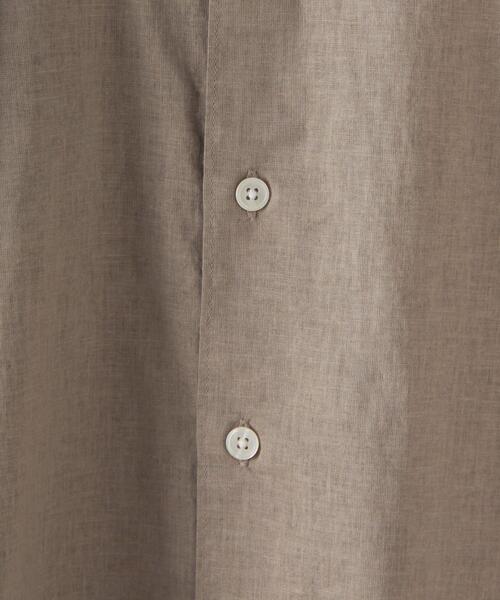 CITEN（シテン）の「＜CITEN（シテン）＞コットンリネン ビッグシャツ（シャツ/ブラウス・メンズ・ホワイト/ライトグレー・M/L）」の18枚目の写真