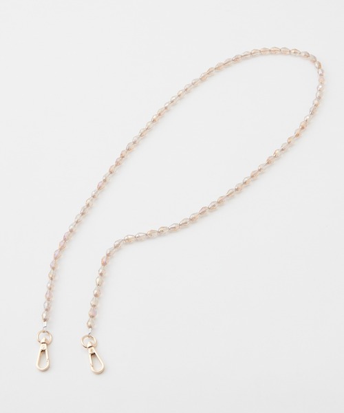 natural couture（ナチュラルクチュール）の「選べるショルダーチェーン（その他小物・レディース・グレー/ピンク/グリーン/クリア/ラベンダー/その他1・FREE）」の4枚目の写真