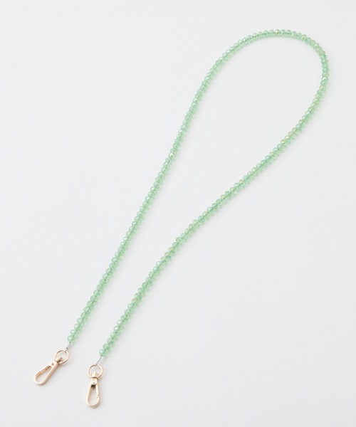 natural couture（ナチュラルクチュール）の「選べるショルダーチェーン（その他小物・レディース・グレー/ピンク/グリーン/クリア/ラベンダー/その他1・FREE）」の3枚目の写真
