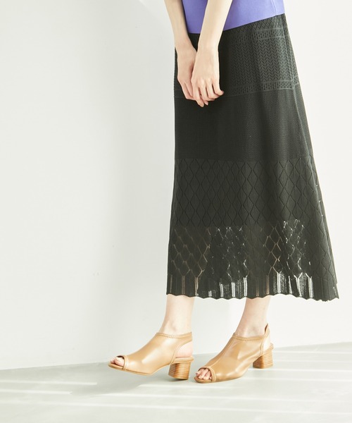 ROPE' PICNIC(ロペピクニック)の「ソフトストレッチバックスリングミュール(サンダル・レディース・ブラック/キャメル・23.5cm/24.5cm/23.0cm/24.0cm)」の13枚目の写真