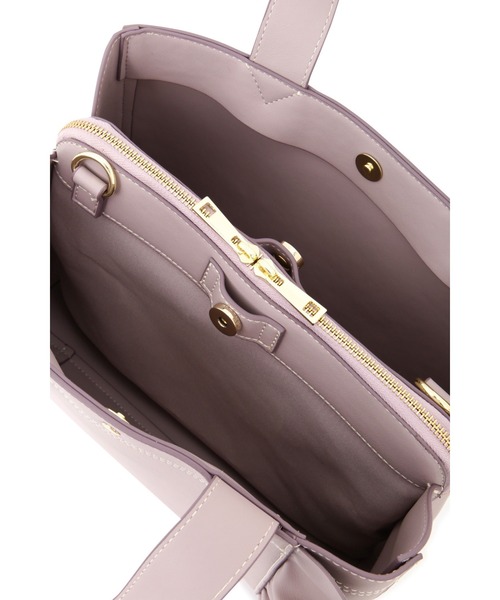 JILL by JILL STUART（ジルバイジルスチュアート）の「◇[WEEKDAY COLLECTION]フリルトート（トートバッグ・レディース・パープル/ブラック/ホワイト・FREE）」の10枚目の写真